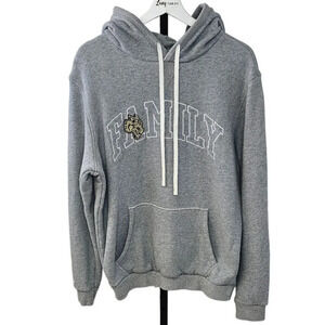 Darc Sport  Mens Family Forever Wolf Pullover Hoodie Size Small Gray